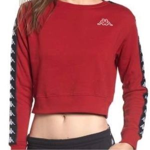 Kappa Cropped Crewneck Sweatshirt